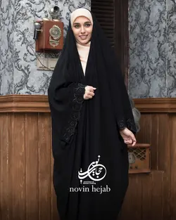 چادر عبای مجلسی (یاسمین) گلدوزی