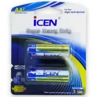 باتری قلمی iCEN مدل Super Heavy Duty کارتی 2 عددی