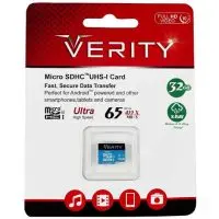 کارت حافظه وریتی سرعت 65MBps ظرفیت 32 گیگابایت