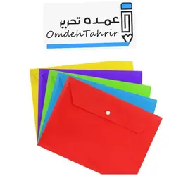 پوشه دکمه دار پلاستیکی مارک CAMEL سایز ( A4 ) - میکرون 200