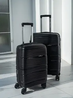 چمدان رزمری مدل Rose Merry RL-301-3S سایز بزرگ مشکی