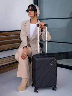 چمدان رزمری مدل Rose Merry RL-324-3S سایز کوچک مشکی