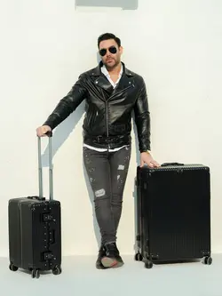 چمدان رزمری مدل Rose Merry RL-318-3S سایز بزرگ مشکی