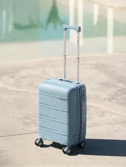 چمدان رزمری مدل Rose Merry RL-307-3S سایز متوسط آبی روشن