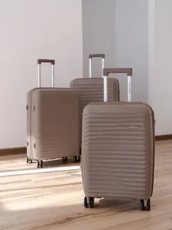 چمدان رزمری مدل Rose Merry RL-305-3S سایز کوچک خاکی