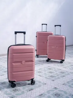 چمدان رزمری مدل Rose Merry RL-303-3S سایز کوچک صورتی روشن