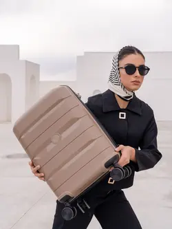 چمدان رزمری مدل Rose Merry RL-303-3S سایز بزرگ خاکستری