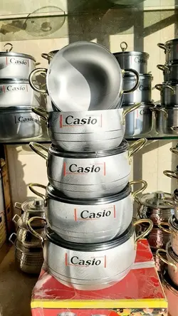 سرویس قابلمه 10 پارچه کاسیو طرح ترک