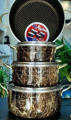 سرویس قابلمه 7 پارچه زنبوری روژینا