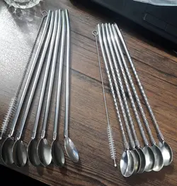 قاشق شربت خوری فرچه دار