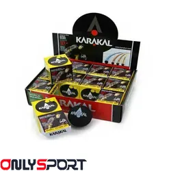 توپ اسکواش کاراکال KARAKAL ( دو خال زرد )