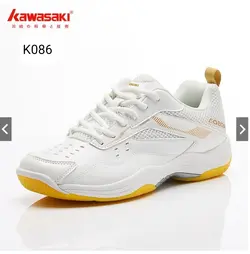 کفش پینگ پنگ بدمینتون اسکواش کاوازاکی K086 سفید