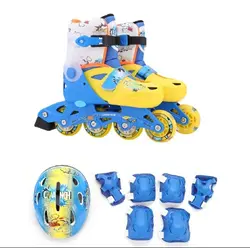 اسکیت ارزان آموزشی هارد بچگانه لانگ فنگ Long Feng N72 زرد