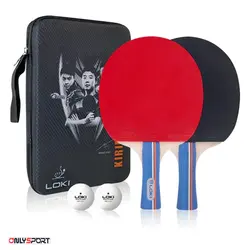 ست راکت پینگ پنگ دو عددی لوکی Loki K3000