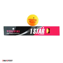 توپ پینگ پنگ یویکسی 1 ستاره شش عددی نارنجی