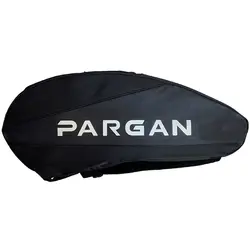 ساک ورزشی بدمینتون، تنیس و اسکواش پرگان 3 زیپ مشکی کد 160