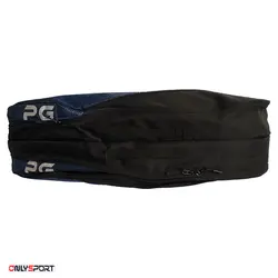 ساک ورزشی بدمینتون، تنیس و اسکواش پرگان 3 زیپ سرمه ای کد 160