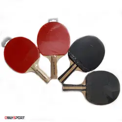 ست راکت پینگ پنگ 4 تایی دانلوپ کیف دار Dunlop Set