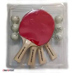 ست راکت پینگ پنگ 4 تایی دانلوپ ساده Dunlop Set
