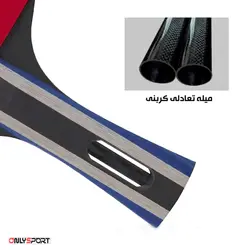 راکت پینگ پنگ کربنی لوکی Loki Carbon 2 Stars