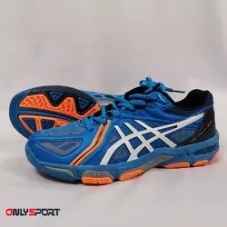 کفش اسکواش بدمینتون پینگ پنگ ASIX آبی