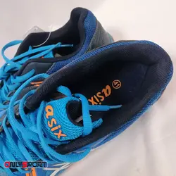 کفش اسکواش بدمینتون پینگ پنگ ASIX آبی