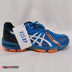 کفش اسکواش بدمینتون پینگ پنگ ASIX آبی