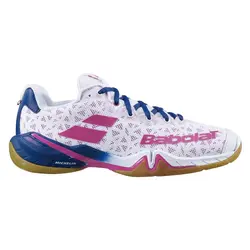 کفش بدمینتون بابولات Babolat Shadow Tour Women White and Purple