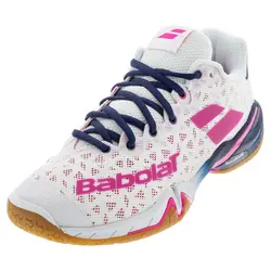 کفش بدمینتون بابولات Babolat Shadow Tour Women White and Purple