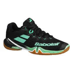کفش بدمینتون بابولات Babolat Shadow Tour Women Court Black and Green