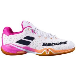 کفش بدمینتون بابولات Babolat Shadow Tour Women White and Pink