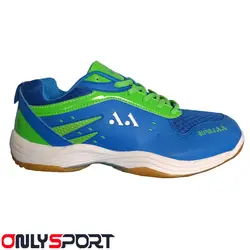 کفش بدمینتون، اسکواش و پینگ پنگ لیفوس Lefus آبی-سبز