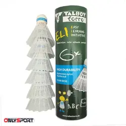 توپ بدمینتون پلاستیکی تالبوت سفید Talbot Eli