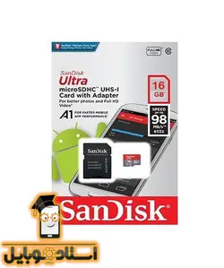 کارت حافظه Sandisk microSD Ultra A1 16Gb