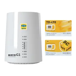 مودم ایرانسل TF-i60 TD-LTE مدل G1 + دو سیم کارت هدیه