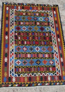 گلیم گیاهی ( طبیعی ) قشقایی  1/5 متر مربعی
