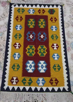 گلیم گیاهی ( طبیعی ) قشقایی 1/5 متر مربعی