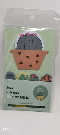 استیک نوت کاکتوس قهوه ای