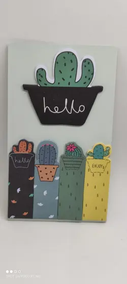 استیک نوت کاکتوس مشکی