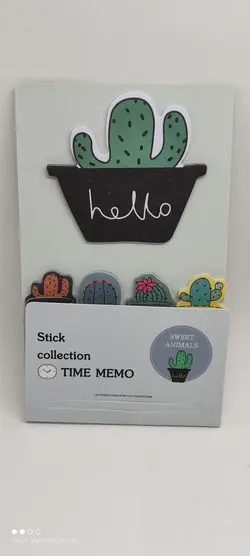 استیک نوت کاکتوس مشکی