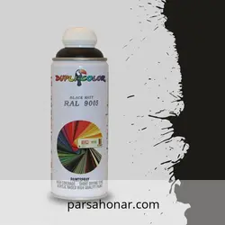 اسپری رال 9005 مشکی مات دوپلی کالر - فروشگاه آنلاین رنگ پارسا هنر