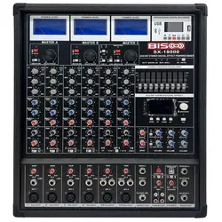 پاور میکسر اکو آمپلی فایر سه کانال بیسکو اس ایکس SX-18000