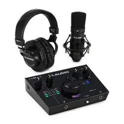 پکیج استودیویی کارت صدا، میکروفون و هدفون ام آدیو مدل AIR 192|4 Vocal Studio Pro - پارسیان صوت