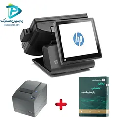پکیج صندوق فروشگاهی رستورانی تاچ HP مدل rp7800