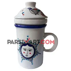 لیوان دمنوش ساز سرامیکی E01