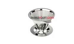 دریپر استیل و فیلتر قهوه دائمی