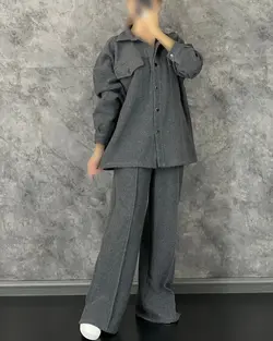 بلوز شلوار جلودکمه