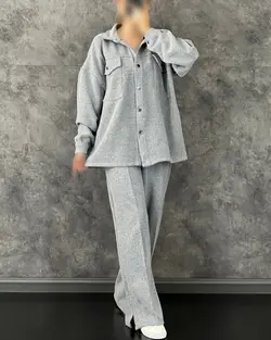 بلوز شلوار جلودکمه