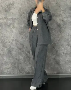 بلوز شلوار جلودکمه