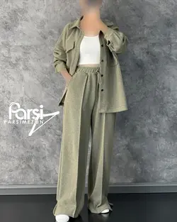 بلوز شلوار جلودکمه